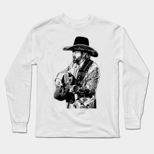 David Allan Coe Retro Long Sleeve T-Shirt